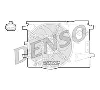 Ventilateur, condenseur de climatisation DENSO DER09053