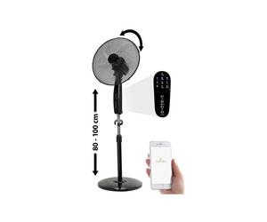 Ventilateur connecté - SICHLER HAUSHALTSGERATE - 60 W - Ø 37 cm - Compatible Alexa et Google Assistant