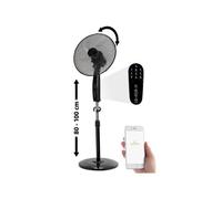 Ventilateur connecté - SICHLER HAUSHALTSGERATE - 60 W - Ø 37 cm - Compatible Alexa et Google Assistant