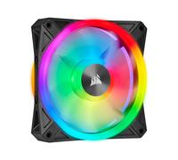 CORSAIR Lot de deux ventilateurs iCUE QL140 RGB - Diamètre 140mm - Avec lighting Node Core (CO-9050100-WW)
