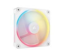 Ventilateur Corsair iCUE LINK LX120-R RGB 120mm Blanc, 2400 tr/min, 70 CFM, 35.1 dB, Pression 3.8 mmH2O, 18 LED RGB, CO-9051053-WW