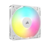 Ventilateur Corsair RS120 ARGB Blanc 120mm, 420-2100 RPM, 13.3-72.8 CFM, 0.2-4.15 mmH2O, 10-36 dBA, Connecteur 4-Pin, LED ARGB