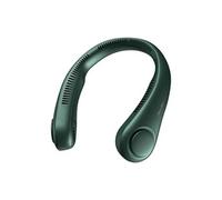 Ventilateur JISULIFE Cou Portable 3 Vitesses Réglable / Interface Type-C / 4000mAh vert G