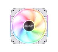 Ventilateur COUGAR Gaming CF-APR12HW-RGB 120mm Blanc, HDB, 600-2200 RPM, 75.38 CFM, 2.59 mmH2O, PWM, LED RGB 3-Pin, 12V/5V
