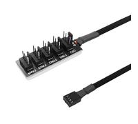 Ventilateur Cpu 40cm, 1 À 5 4 Broches, Séparateur De Hub, Ordinateur, Pc, Refroidisseur, Adaptateur D'alimentation, Boîtier Hôte, Pc, Refroidisseur, Ventilateur, Câble D'alimentation