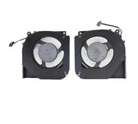 Ventilateur CPU GPU pour Ordinateur Portable pour Pcspecialist 16" Defiance Pro DC5V Une Paire