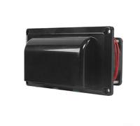 Ventilateur d'aération latéral pour camping-car, 12 V 25 W - Ventilateur d'échappement latéral - Ventilateur extracteur d'air pour caravane, camping-car, remorque (15 W noir)