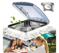 Ventilateur D'aération Pour Camping-car, 36 X 36 Cm/40 X 40 Cm Pour Lanterneau De Caravane, Ventilateur D'extraction Avec Lumière Led Pour Garage, Cuisine, Camping-car, Pour Camping-car,400mm