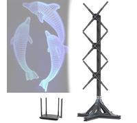 Ventilateur d'affichage holographique avec hologramme, affichage vidéo d'animation publicitaire, avec WiFi, pour les enseignes de magasin d'affaires