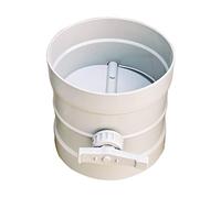 Ventilateur d'air 1 pièces vanne d'amortisseur d'air manuelle en plastique, vanne de conduit d'air d'amortisseur de débit de volume de 50 à 200 mm for tuyau de ventilation en gros/90 mm (Size : 75Mm