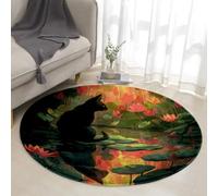 Ventilateur d'angle, Robinets de remplissage toilettes Robinet d'angle à sortie simple et double antique G1/2" Accessoires salle bains montage mural en laiton massif (double voie)(Round100cm)