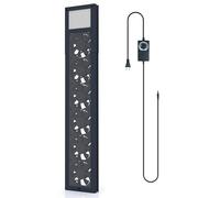 Ventilateur d'aspiration de fenêtre, ventilateur d'aspiration pour porte rétractable et fenêtre, réglable à 2800 tr/min, volume d'air 85 mètres cubes/heure, utilisé pour les fenêtres coulissantes, les