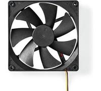 Nedis Ventilateur boîtier PC DCFAN14025BK – DC – Roulement hydro – 140 x 140 x 25 mm