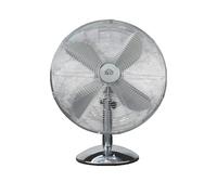 DCG VE1616SS - Ventilateur - plateau de table - 40 cm - argent/métallisé