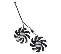 Ventilateur de 85 mm 12 V, installation facile pour 5600XT 5700 6600 | Ventilateur de carte graphique, installation facile, dissipateur thermique pour 5600XT 5700 6600