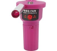 Ventilateur de barbecue portatif alimenté par batterie Ventilateur de barbecue portatif pour l'extérieur Camping Picnic Charcoal Grill Barbecue FD312A 1.5V Purple