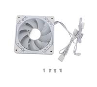 Ventilateur de Boîtier 120 Mm, éclairage LED ARGB, 2000 Tr/min, 54,6 CFM, 1,72 MmH20, 29 DBA, 4 Broches, 3 Broches avec Synchronisation RVB pour Refroidisseur de Processeur (Lame
