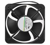 Ventilateur de Boîtier, 65W 0.45A 2500R/min 200mm Double Roulement à Billes Ventilateur de Refroidissement Industriel Radiateur de Dissipateur de Chaleur pour Ordinateur, pour Châssis, Armoires