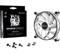 Ventilateur de boitier be quiet! Shadow Wings 2 PWM - 14cm (Blanc)