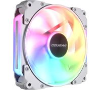 COUGAR GAMING | VENTILATEUR GAMING | APOLAR120RGBWHITE - Ventilateur modulaire - Maîtrise du refroidissement - Q-Stop - Roulements hydrodynamiques - Flux silencieux