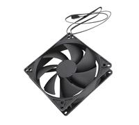 Ventilateur de Boîtier D'ordinateur, 100 Mm PWM PBT 4 Broches, Ventilateur de Boîtier à Double Roulement à Billes, 28,8 DBA à Faible Bruit, Vitesse du Ventilateur jusqu'à 1800