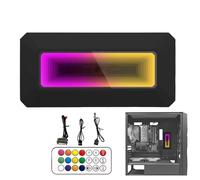 Ventilateur de boîtier d'ordinateur ARGB 8 ports contrôleur de ventilateur | Prism Algorithm Carte mère Éclairage Center Contrôle intelligent de la température pour logiciel