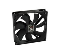 LC Power Ventilateur de boîtier LC-CF-120 12 cm 2 vitesses Noir