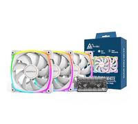 Ventilateur de boitier - Montech - AX120 RGB - 12 cm - Blanc - Silencieux 27,9 dB(A)