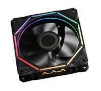 Ventilateur de Boîtier PC 12cm ABS, 31 Décibels, 800-1800 Tours par Minute | Lumière Multicolore à 8 Faces, Roulement Hydraulique Scellé, Câble 59cm, pour Boîtier et Refroidisseur CPU