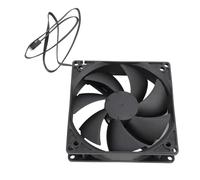 Ventilateur de Boîtier PC Ventilateur de Refroidissement de Boîtier 100mm, Ventilateur D'ordinateur Silencieux PWM 4 Broches avec Doubles Roulements à Billes Inclus, Ventilateur