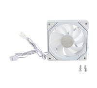 Ventilateur de boîtier silencieux ARGB PWM de 120 mm, refroidisseur de GPU de synchronisation, congélateur de CPU efficace, refroidisseur d'eau de GPU fiable, adapté au (Feuille positive blanche)