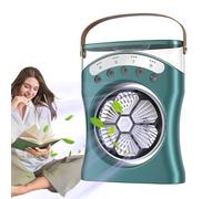 Ventilateur de brouillard portable - ventilateur de bureau de brume, ventilateur de pulvérisation d'eau refroidisseur rechargeable | Outil de refroidissement silencieux, machine de rotation de 180 deg