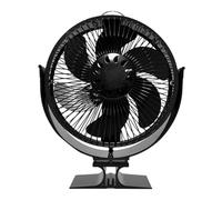 Ventilateur de brûleur à bois silencieux alimenté par la chaleur | Ventilateur de poêle avec couvercle de protection, ventilateur de brûleur de cheminée alimenté par la chaleur pour poêle à bois