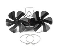 Ventilateur de brûleur, ventilateur de poêle à bois, ventilateur de poêle à bois, ventilateur de poêle à bois à 12 pales alimenté par la chaleur, ventilateur de poêle à bois, ventilateur silencieux à
