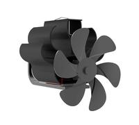 Ventilateur de brûleur, ventilateur de poêle à bois, ventilateur de poêle à bois, ventilateur silencieux à économie d'énergie pour la maison (pas de thermomètre)