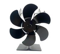 Ventilateur de brûleur, ventilateurs de poêle brûleurs en rondins, ventilateur de brûleur en rondins, 6 lame de poêle à chauffage à la lame Fan de poêle mini ventilateur de cheminée en bois bûche de