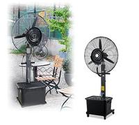 Ventilateur de Brume extérieur 30 Pouces Oscillant Patio Fraîcheur - Ventilateur de pulvérisation Industriel à 3 Vitesses avec réservoir de 11 Gal pour Jardin, terrasse et Ventilateur au Bord de la