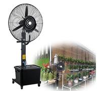 Ventilateur de Brume extérieur, Ventilateur de pulvérisation Industriel oscillant à 90 °, Ventilateur de Plancher de piédestal de 22 "/ 26" / 30 "avec réservoir de 11 Gal,