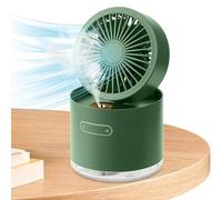 Ventilateur de brume portable - Dispositif de brise de bureau réglable, refroidisseur d'air miniature | Souleur USB compact, humidificateur léger de nuit, unité de refroidissement calme, petite machin