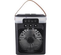 Ventilateur de brumisation portable 400ml avec réservoir d'eau USB Ventilateur de bureau pour l'aromathérapie et l'huile essentielle pour le bureau et la chambre à coucher Noir