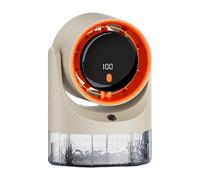 Ventilateur de bureau - Affichage numérique de refroidissement à 100 vitesses | Petit ventilateur personnel avec contrôle du débit d'air réglable pour le bureau, la maison, le dortoir, l'intérieur et