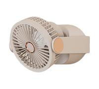 Ventilateur De Bureau Avec Lumière | Ventilateur De Bureau Pour La Maison,Lampe D'éclairage Rotable Ventile Circulateur D'air De Table,180 Degrés Silencieux Avec Conception Pendue Pour Femmes