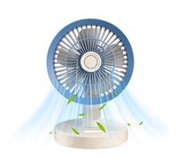 Ventilateur de Bureau avec Télécommande Veilleuse Silencieux Rafraîchissant