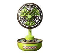 Ventilateur de bureau - Décoration de table vintage à 3 vitesses | Petit ventilateur portable pour chambre à coucher | Pour maison, bureau, extérieur, voyage, croisière, plage, voyage d'été, vacances