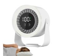 Ventilateur de bureau - Dispositif de flux d'air personnel, circulateur d'air rechargeable par USB | Ventilateur d'air froid silencieux à 10 vitesses pour voyage, intérieur et extérieur