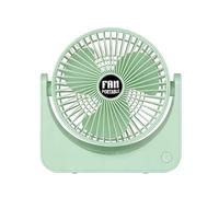 Ventilateur de bureau électrique à piles - Beat Intense Summer Heat Waves, refroidisseur d'air personnel compact et léger, taille 21 x 19,5 x 6 cm + noyau léger de 380 g, moteur silencieux de qualité