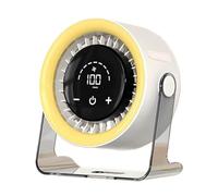Ventilateur de bureau électrique numérique portable rechargeable à 360° réglable à 360 ° pour chambre à coucher Woozoo bureau fenêtre de refroidissement mini télécommande électrique turbo rechargeable