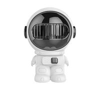 Ventilateur de bureau - En forme d'astronaute USB - Ventilateur électrique portable - Outil de refroidissement sans lame - Ventilateur personnel pour bureau, chambre à coucher, cuisine, maison et