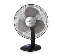 Orbegozo TF 0134 - Ventilateur de table, oscillant, 3 vitesses, hélices de 30 cm de diamètre, poignée, 40 W, témoin lumineux à LED, noir