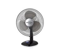 Orbegozo Ventilateur de bureau TF 0144 – 40 cm, oscillant, 3 vitesses, témoin lumineux LED, noir